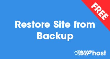 Restore Site from Backup